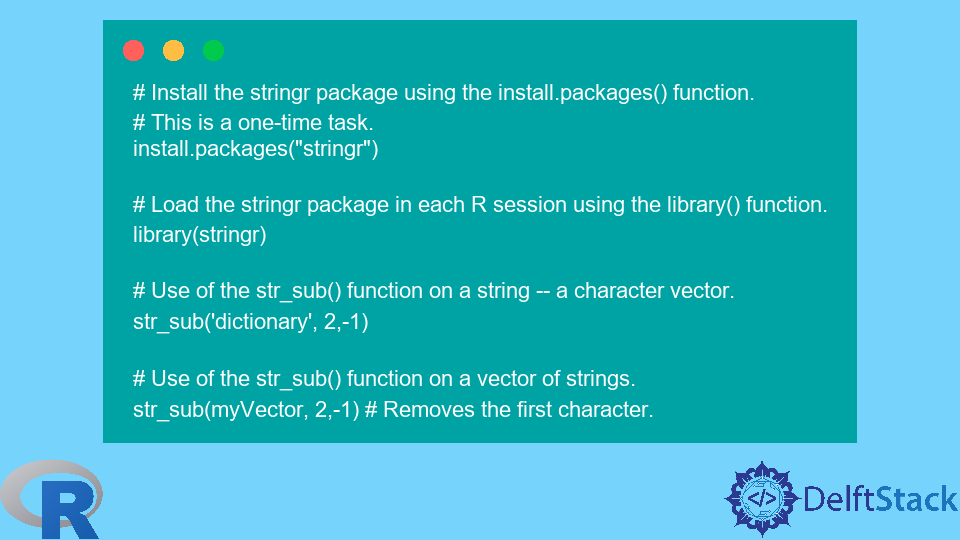 remove-the-first-character-from-a-string-in-r-delft-stack